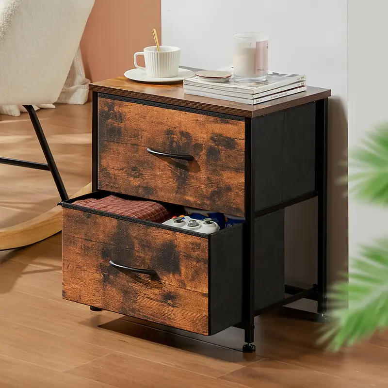2 storage drawers in 20 height small bed side furniture end - Temu 2 storage drawers in 20 height small bed side furniture end - Temu