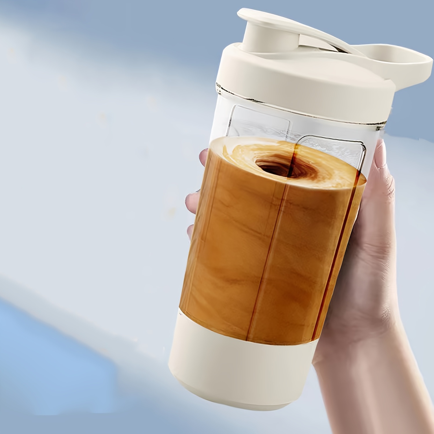 

Rzsyzh Automatic Mixing Cup, Usb Rechargeable 500mah Lithium Battery, Pc Material, Under 1l Capacity, Portable Electric Water Cup For Coffee, Milk Powder, ,