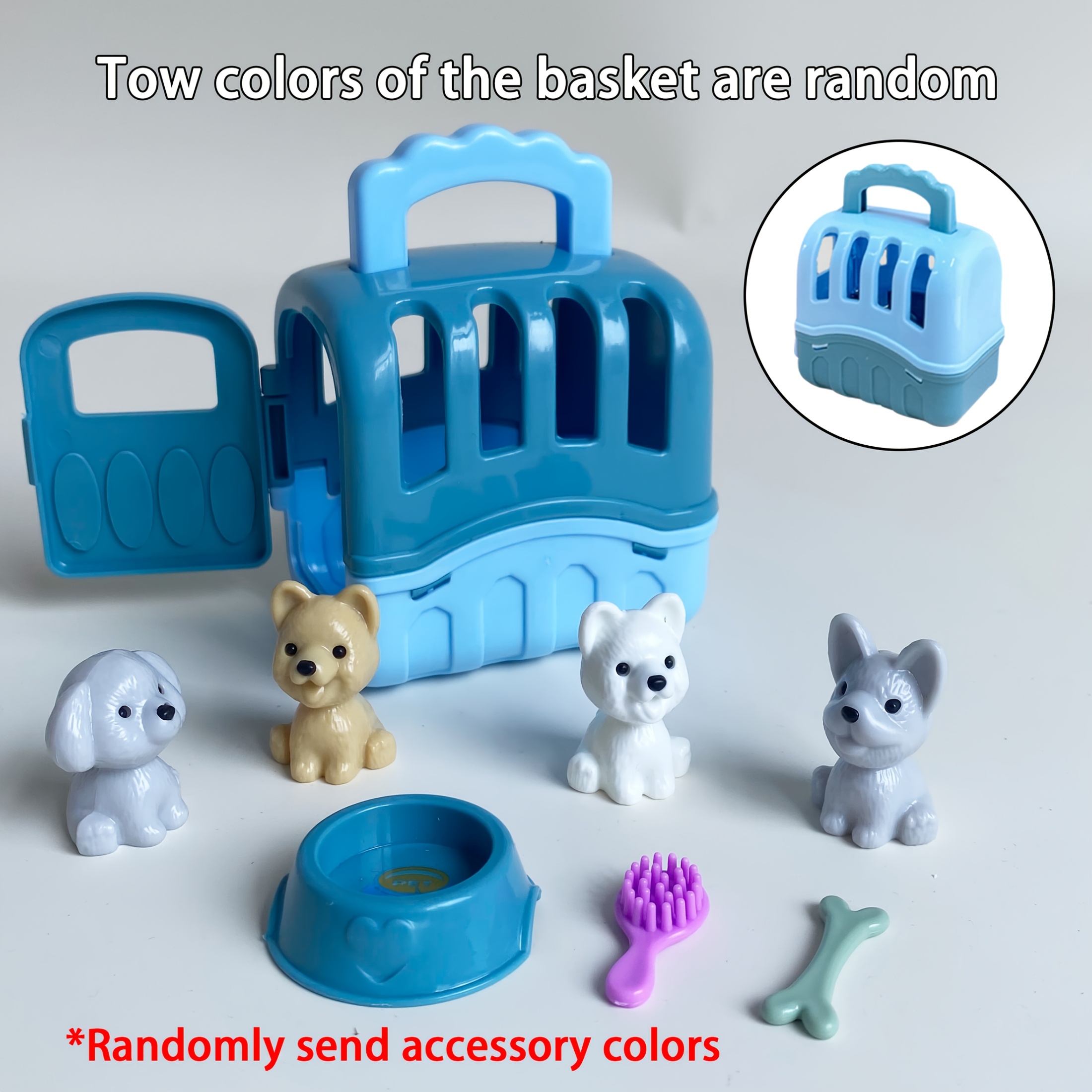 Kids Pretend Play Pet Bunny Toy Set