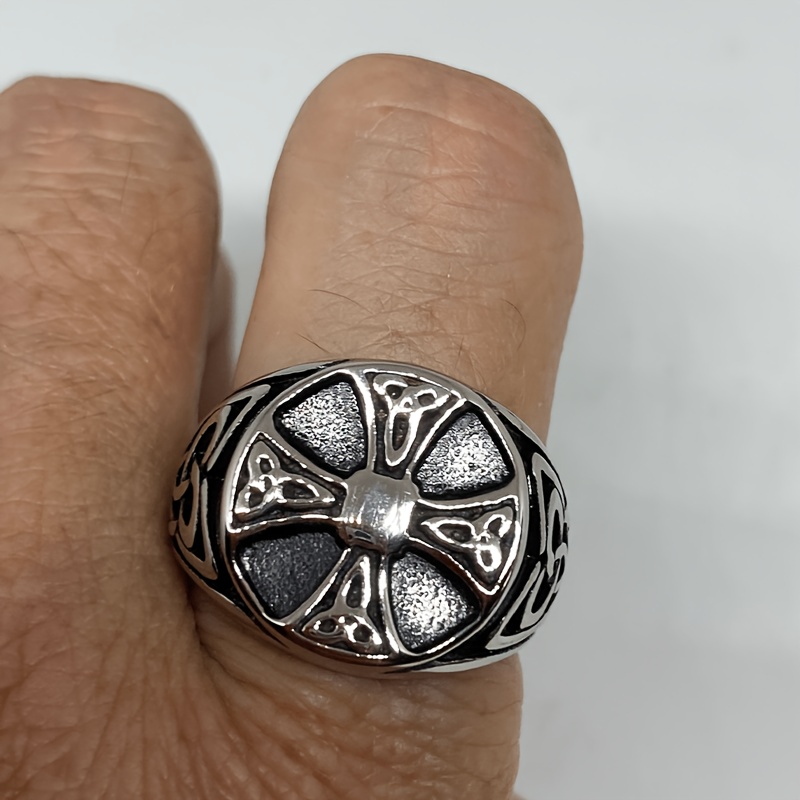 Women's 925 Silver Celtic Triple Knot Cross Jewellery Set