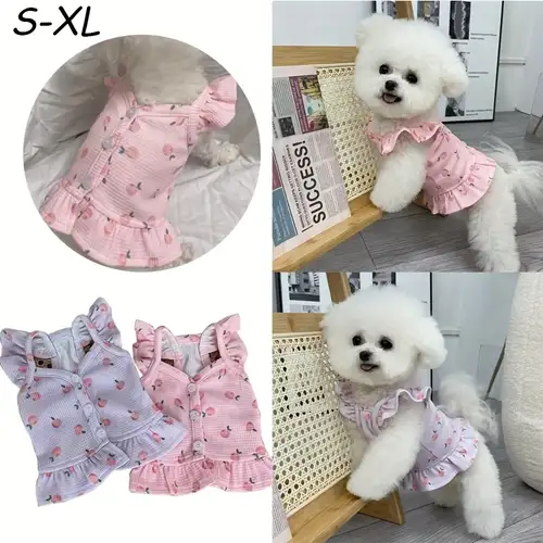 Chihuahua Clothes Girl 5 Pack Girl Dog Clothes - Floral Summer Dresses With Bows For Small Dogs & Puppies Puppy Dress Chihuahua Clothes Girl 5 Pack Girl Dog Clothes - Floral Summer Dresses With Bows For Small Dogs & Puppies Puppy Dress