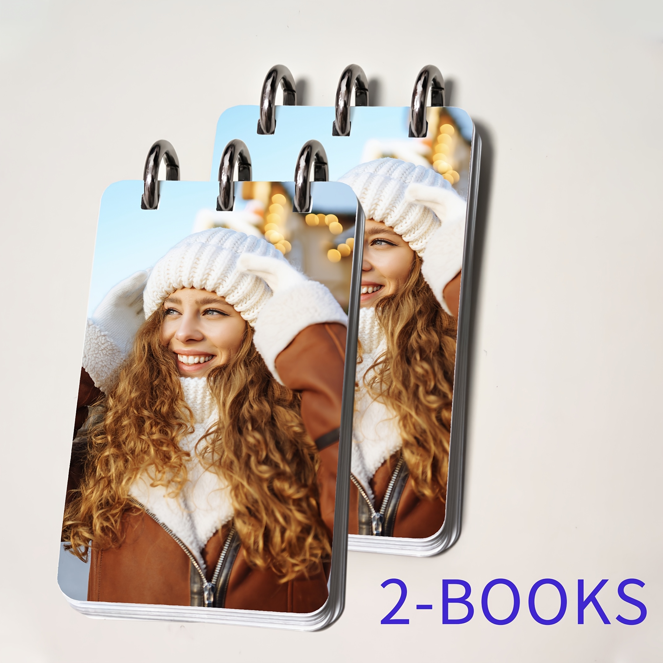 TEMU Classeur à 3 anneaux personnalisé et transfert thermique PVC - Total 2pcs 20pcs Logo//Image, Présentoir de produit pour salon ou restaurant,