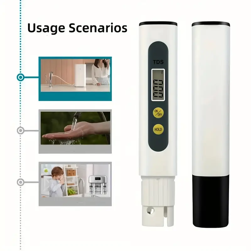 high digital ph meter 0 01ph tester with lcd display for hydroponics home drinking water pools and aquariums battery powered water testers for drinking water Product details 2