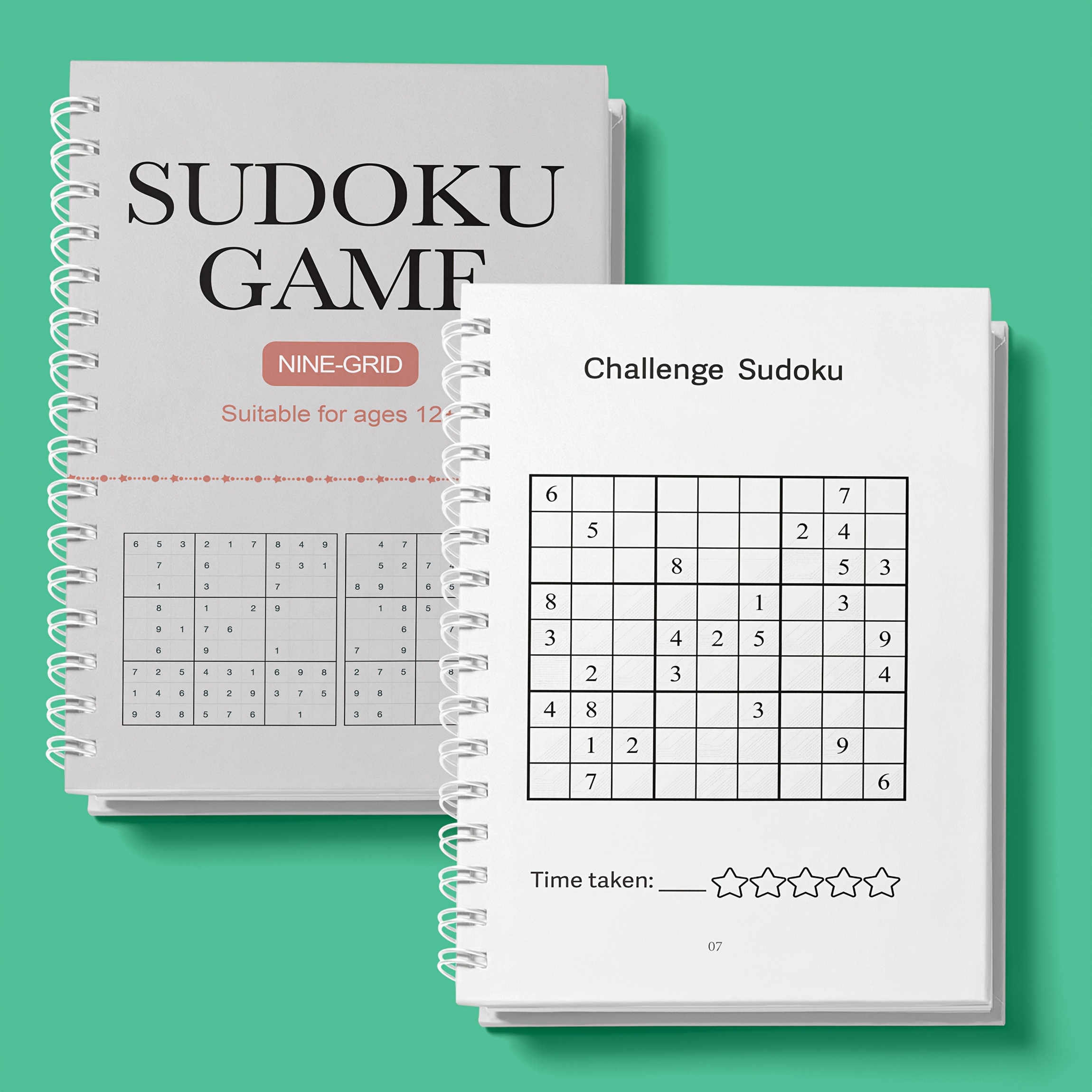 

1pc Challenging Sudoku Puzzle Book For Smart Kids Above 12- Exercise Brain, Lmprove Focus And Boost