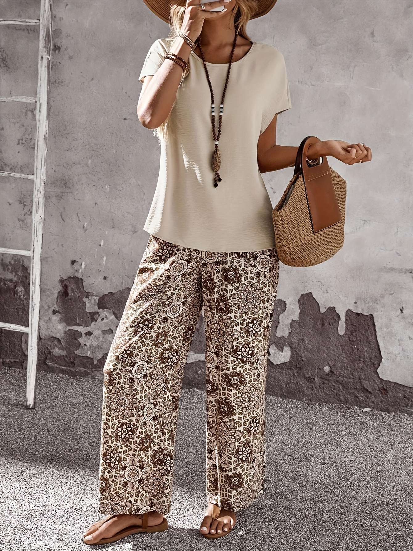 Women's Elegant Straight- Pants - Non-Stretch Formal & Casual Trousers with, Smooth Line - Machine Washable - Wear Suitable for, Office, Semi-Formal Events - Elegant Special Line