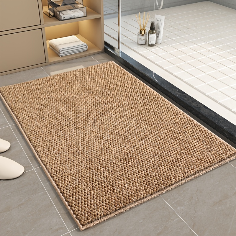 1pc sea modern minimalist non slip mat suitable for doorways thick soft machine washable with pvc backing indoor outdoor floor mat suitable for hallway bathroom bedroom entryway suitable for home decor and floor