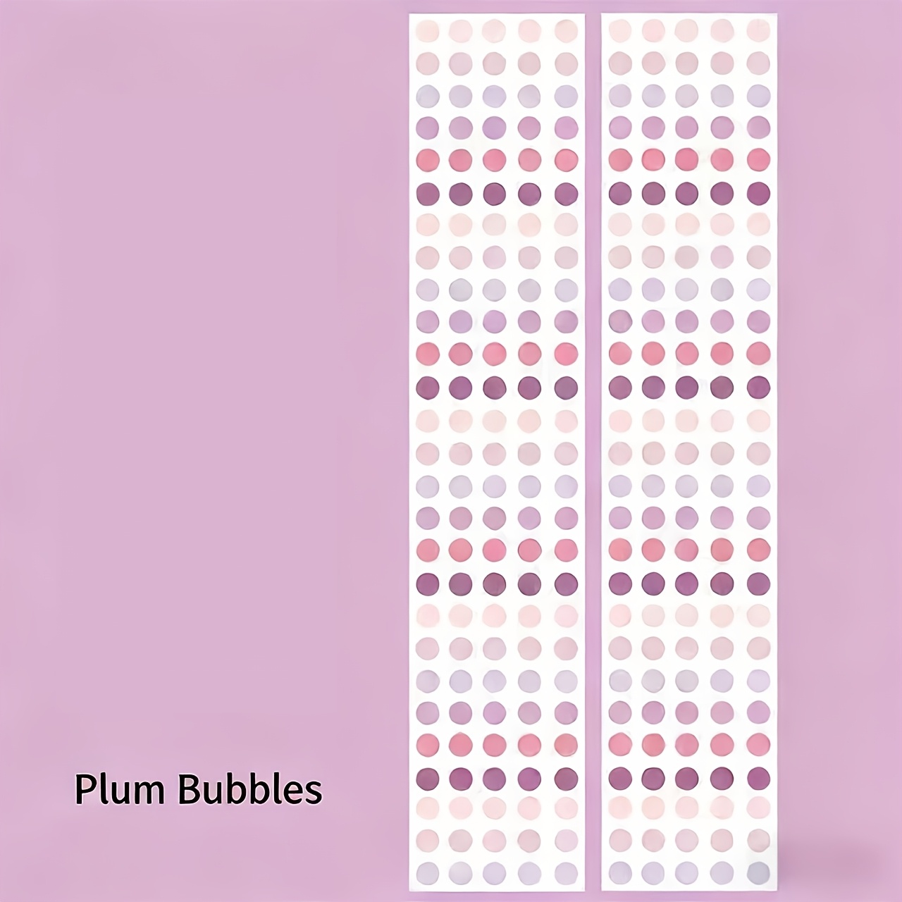 TEMU Cintas de Stickers de Puntos, Tamaño 0.8Cm/0.32In, . 1300pcs Por Rollo, Total 600Cm/237In, Stickers Wasabi, Journaling Básico a Base de Sal,