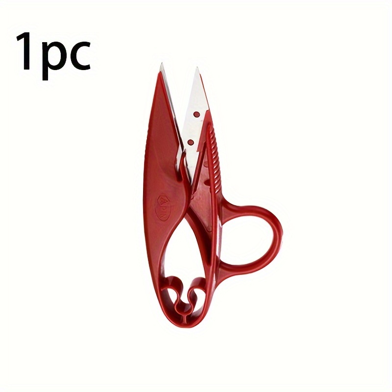 TEMU U-shaped Yarn Scissors With Finger Protection And Non-electrical Use - Thread End Cutter For (1pc)