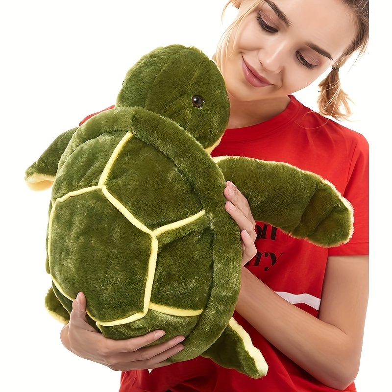 Buy Tortoise Soft Toy Stuffed Plush Soft Green Tortoise Pillow