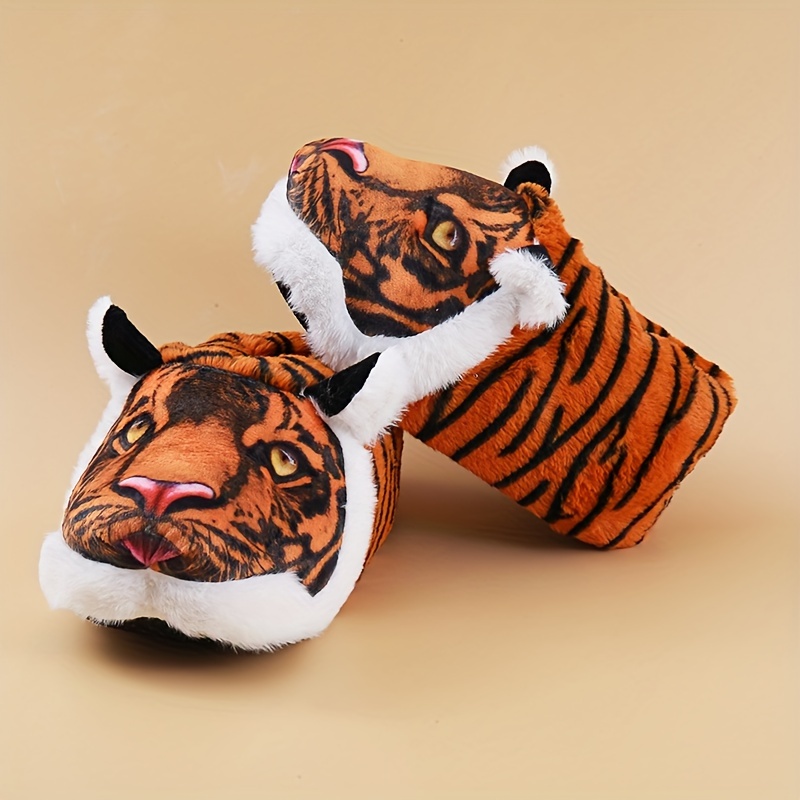 Mens tiger slippers on sale