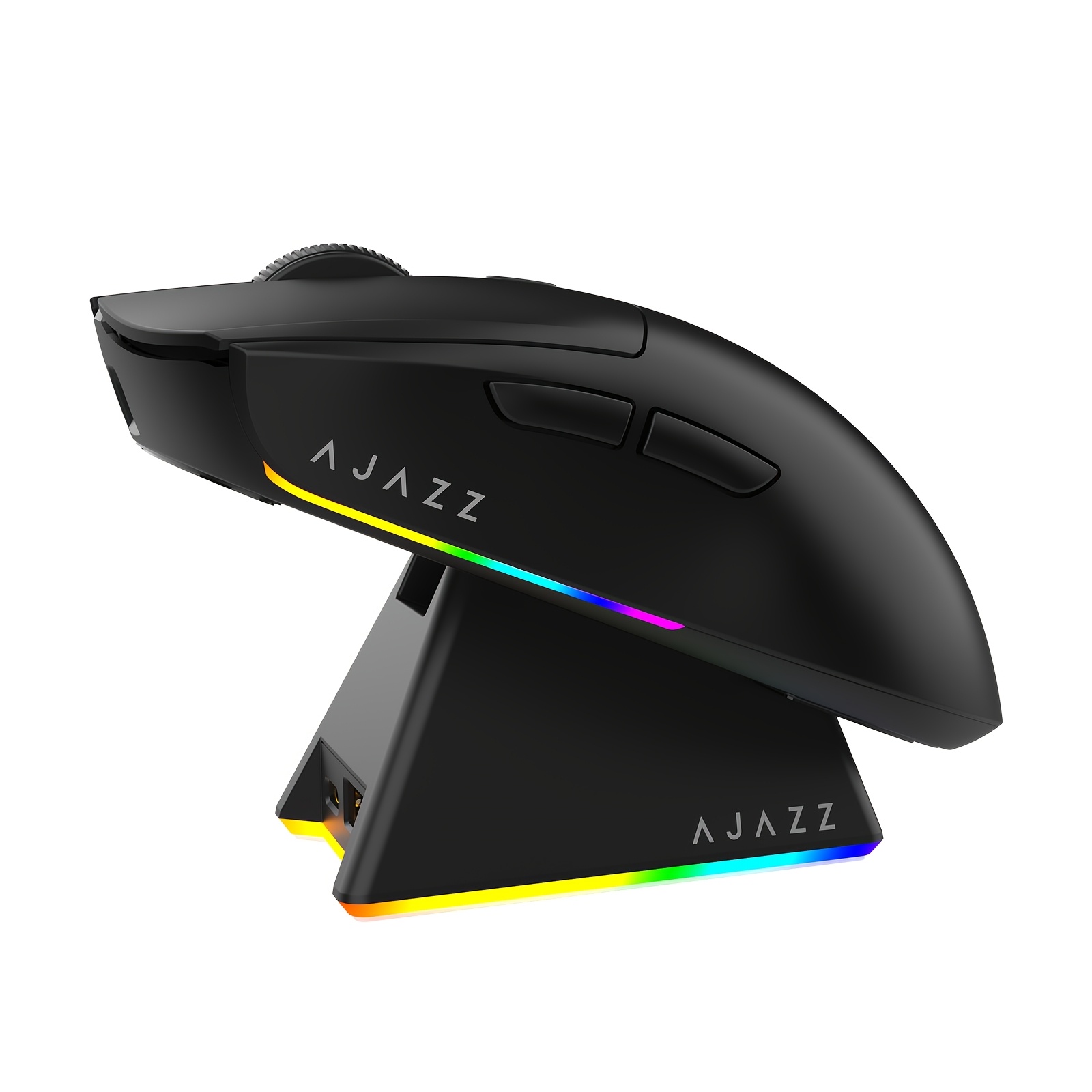 Ajazz New Aj139 V2 Wireless Mouse With Charging Dock, 3311 Chip, 1:1000 Rate, 500mah Long-lasting Rechargeable Battery, Mouse Receiver = Charging Dock