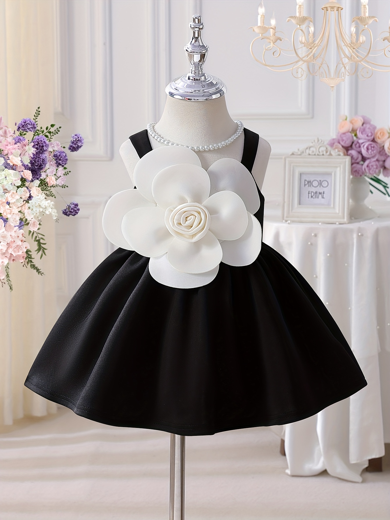 blue dress for baby girl Nesavu Newborn Black Dress Multicolor Polka Dots Soft Cotton Lace Trim Baby  Girls – The Nesavu main image 0