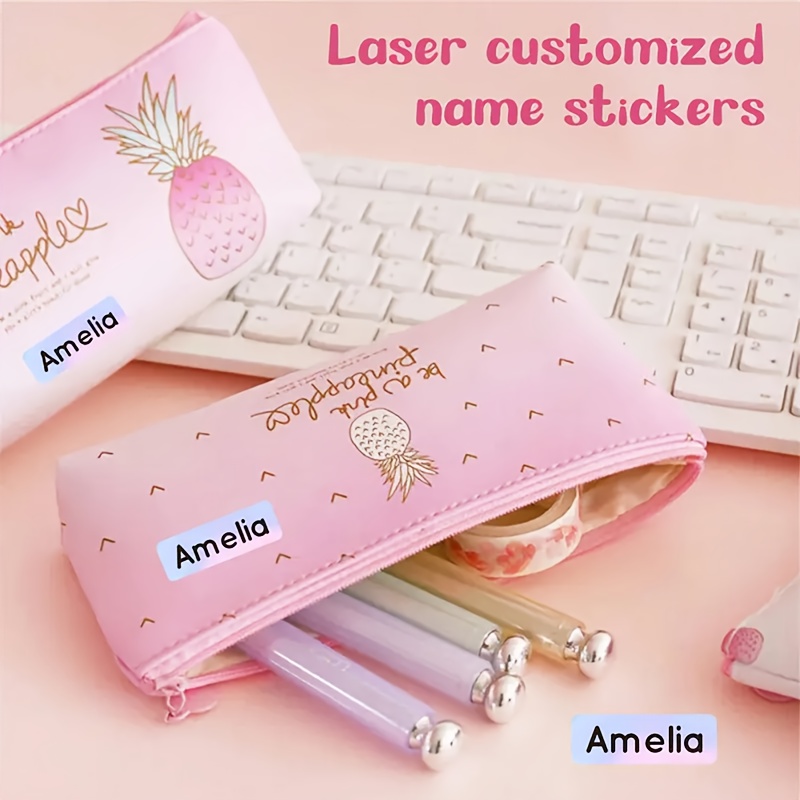 custom name stickers sold on Temu Australia