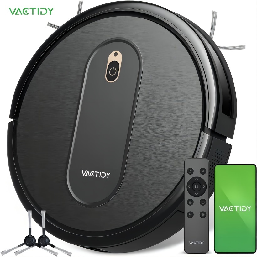 

Vactidy Nimble T6 Robot Vacuum Cleaner, Strong Suction, Automatic Self-charging Robotic Vacuums, Wifi/alexa/app Remote Control Robot, Quiet Super-thin, For Pet Hair, Carpet, Hard Floor