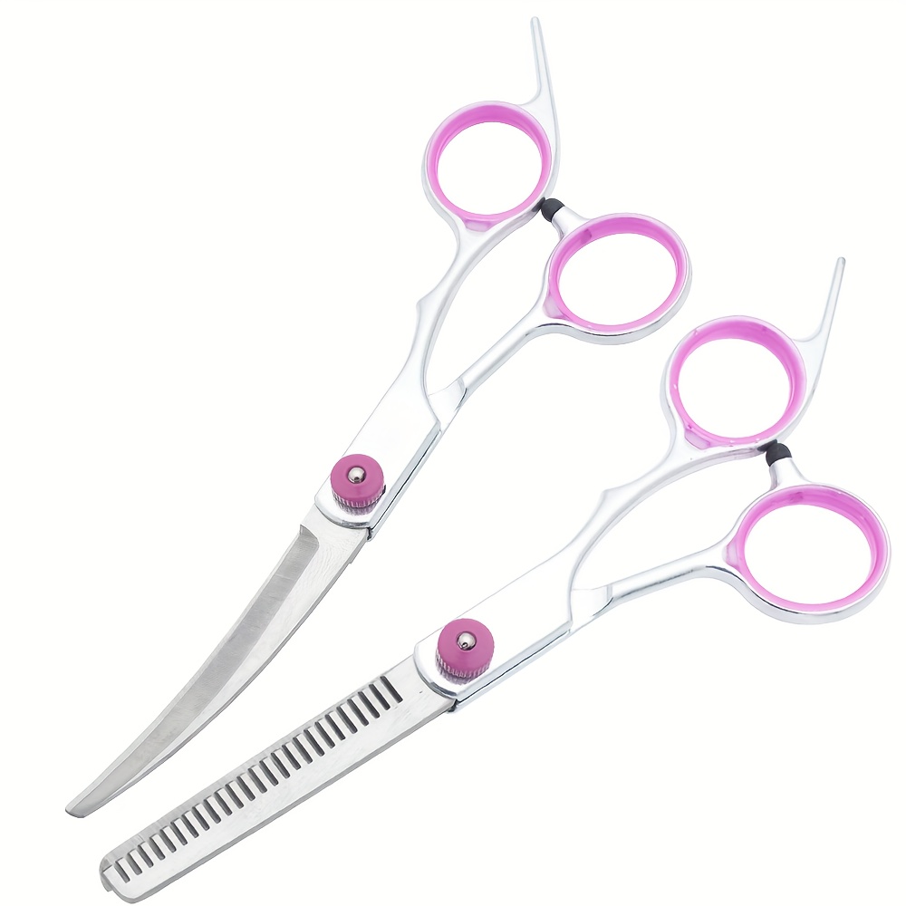 Temu – TEMU 2 Pet Grooming Scissors, Cat And Dog Hair Trimming Curved Scissors, Thinning Scissors, Pet Grooming Scissors, Dog Grooming Scissors, Cat Hair