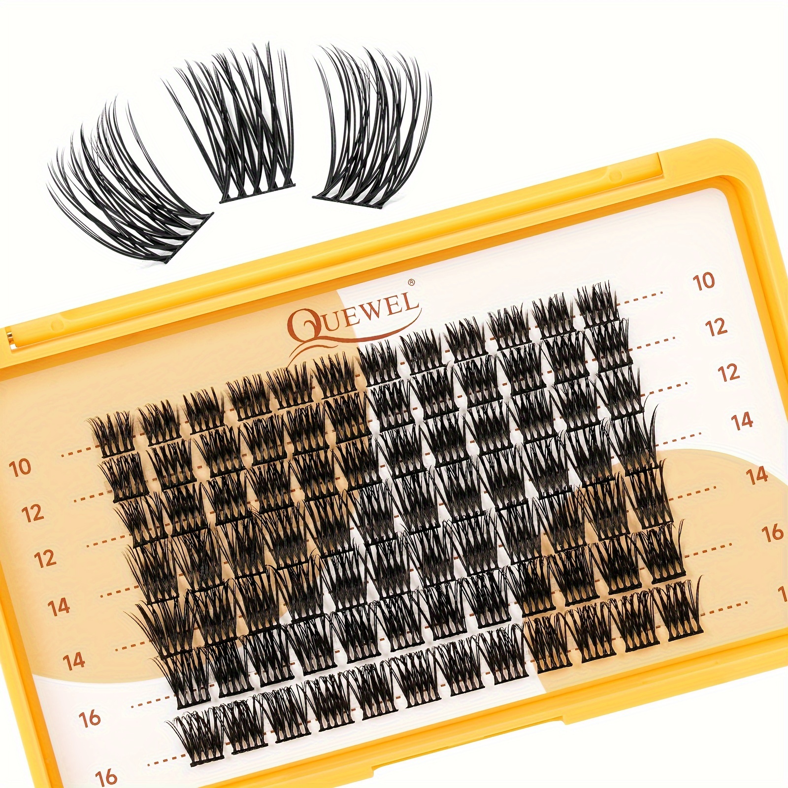 

-16mm Lashes Eyelash Soft And Lightweight Barely Lash Suitable For Complete Beginners' Diy Lash Extensions At Home. (-16-fdb-01) For