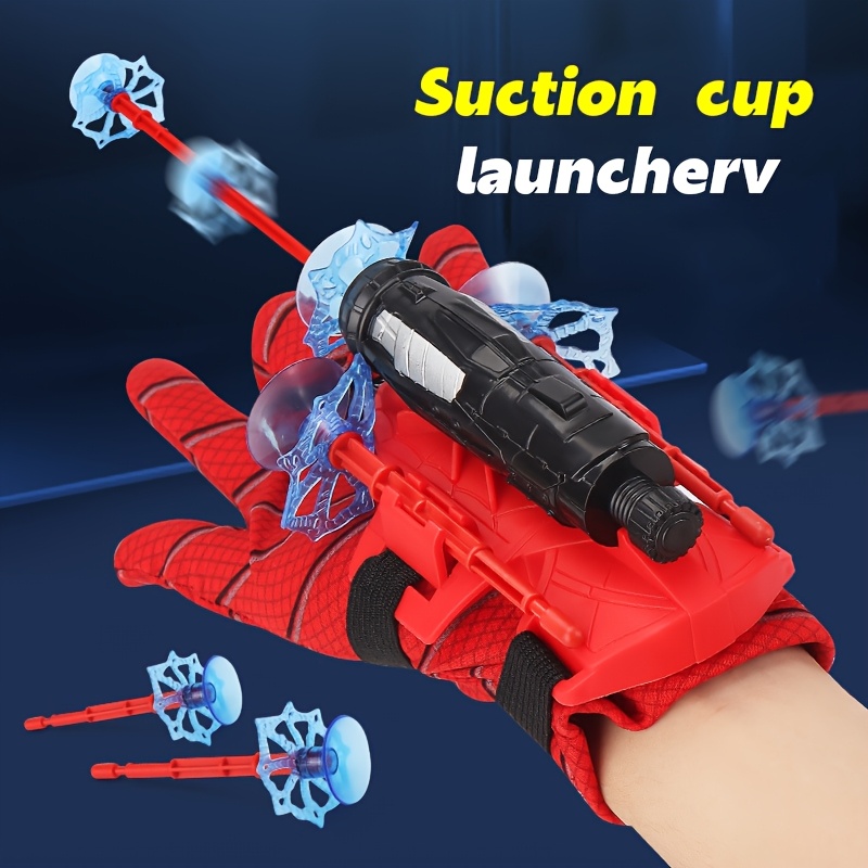 TEMU Launcher, Boys Toys, 1 Set Of Launcher, 10 Bullets, Rope + Gloves, Role-playing Toys, Suitable For Children And Teenagers Over 3 Years Old,