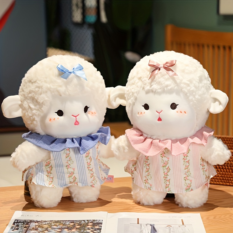Agrimony Cute Shaved Sheep Stuffed Animals Kawaii Lamb Plush - Temu
