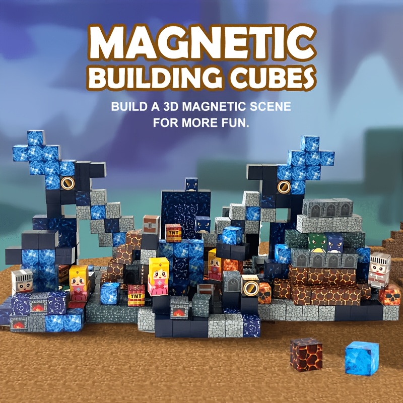 400pcs Magnetic Building Blocks Construction Toy Set