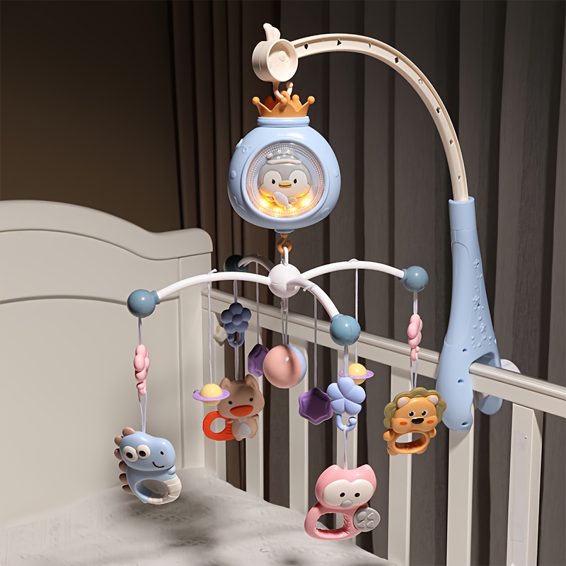 Crib Mounted Baby Mobile Colorful Design