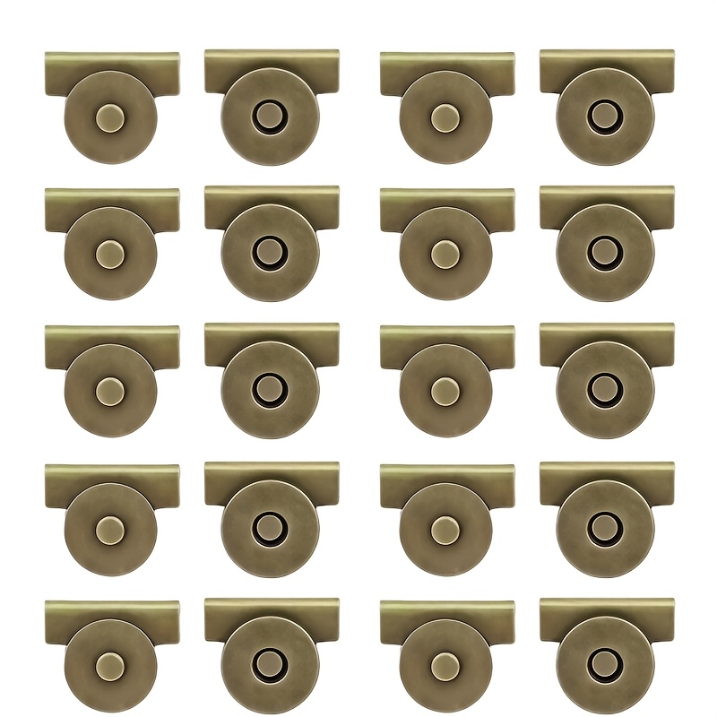 TEMU 20pcs Boucles Magnétiques, Boucle d'Installation Couture, Vêtements , Bagages, Rideaux Firmware de Fixation Spéciale, Additions Multicolores