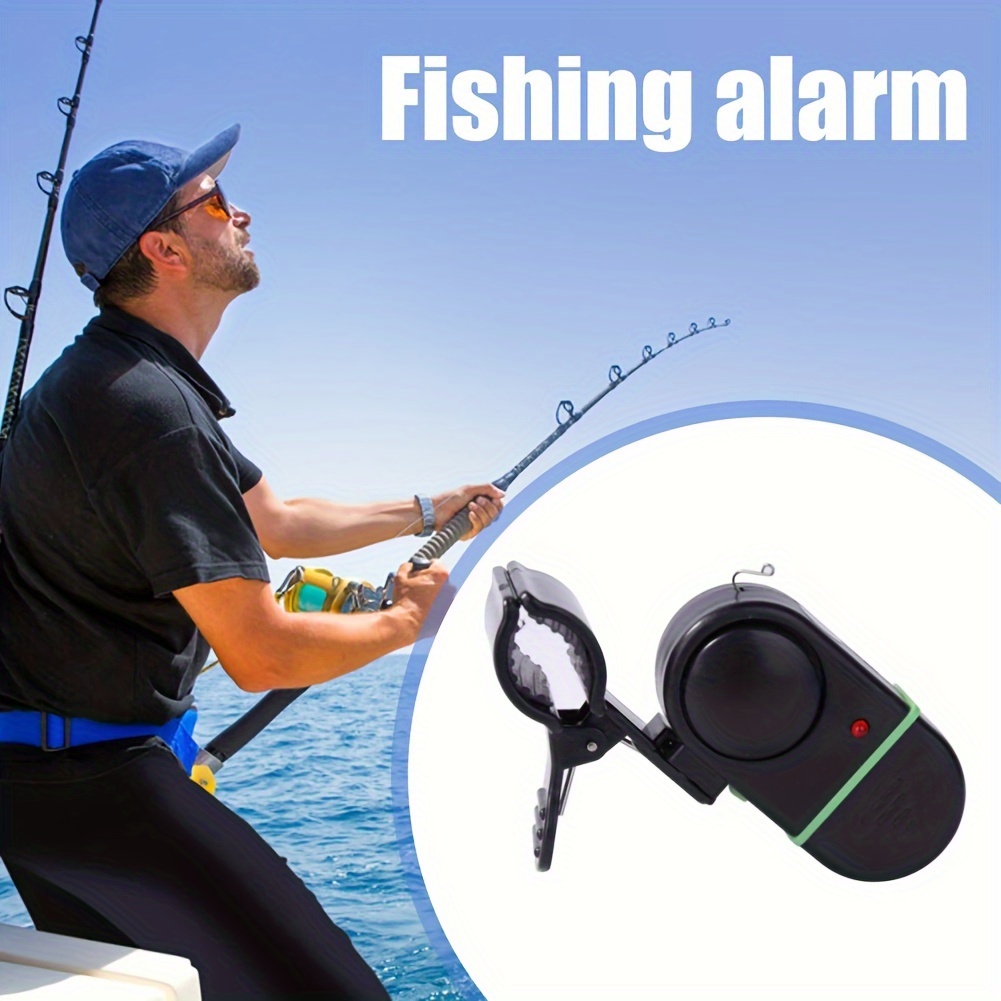 

1pc Waterproof Electronic Fishing Rod Bell, Fishing Tool, Fish Bite Indicator, Led Light Automatic Fishing Alarm