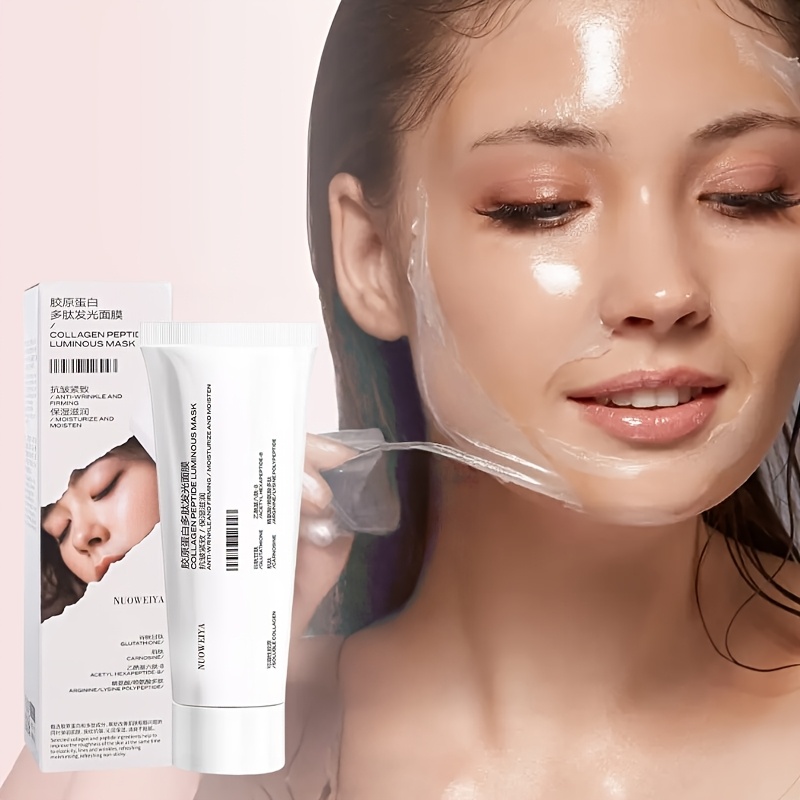 luminous white glutathione collagen peptide luminous face mask a lifting firming