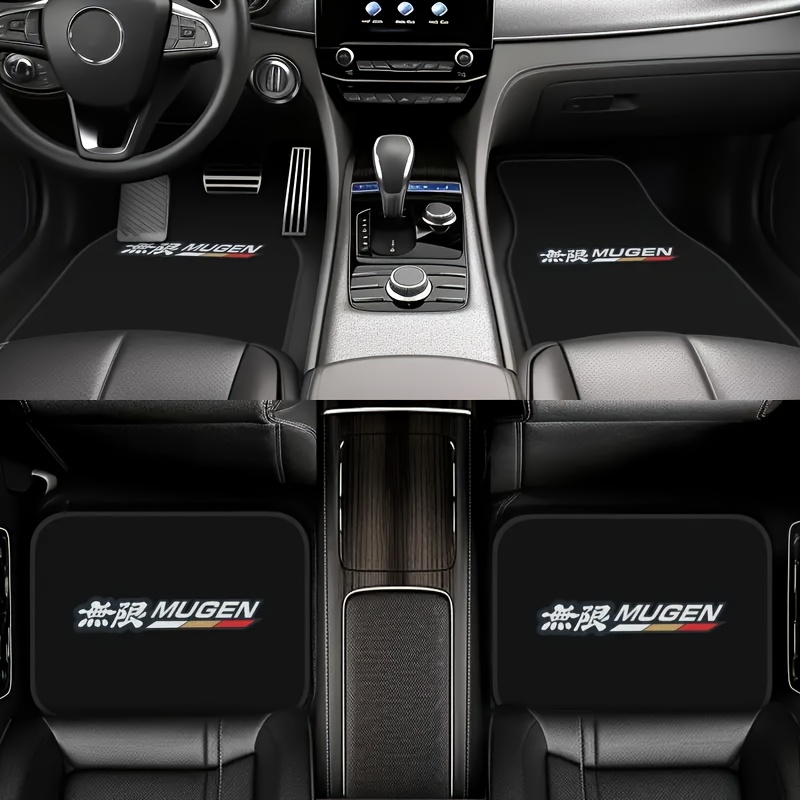 TEMU 4pcs. Themed Car Floor Mats, Suitable For Most Car Models, Protects Car Interior, Reduces , Elegant Car Accessories, Car Interior Accessories,