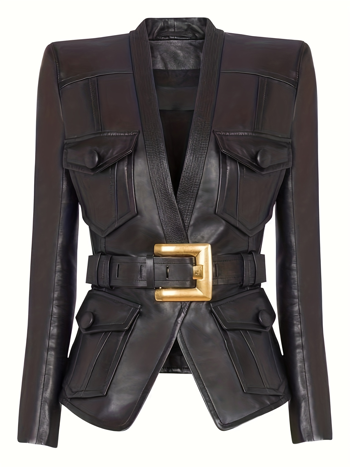 Womens Faux Leather Jacket