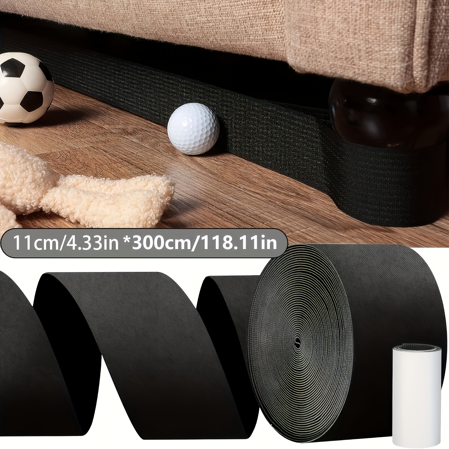 TEMU Sofa Bottom Toy Barrier Board – Solution To Prevent Pets And Toys From Falling Into ! Non-slip Fixed, Style, Suitable For Various Furniture, Bed