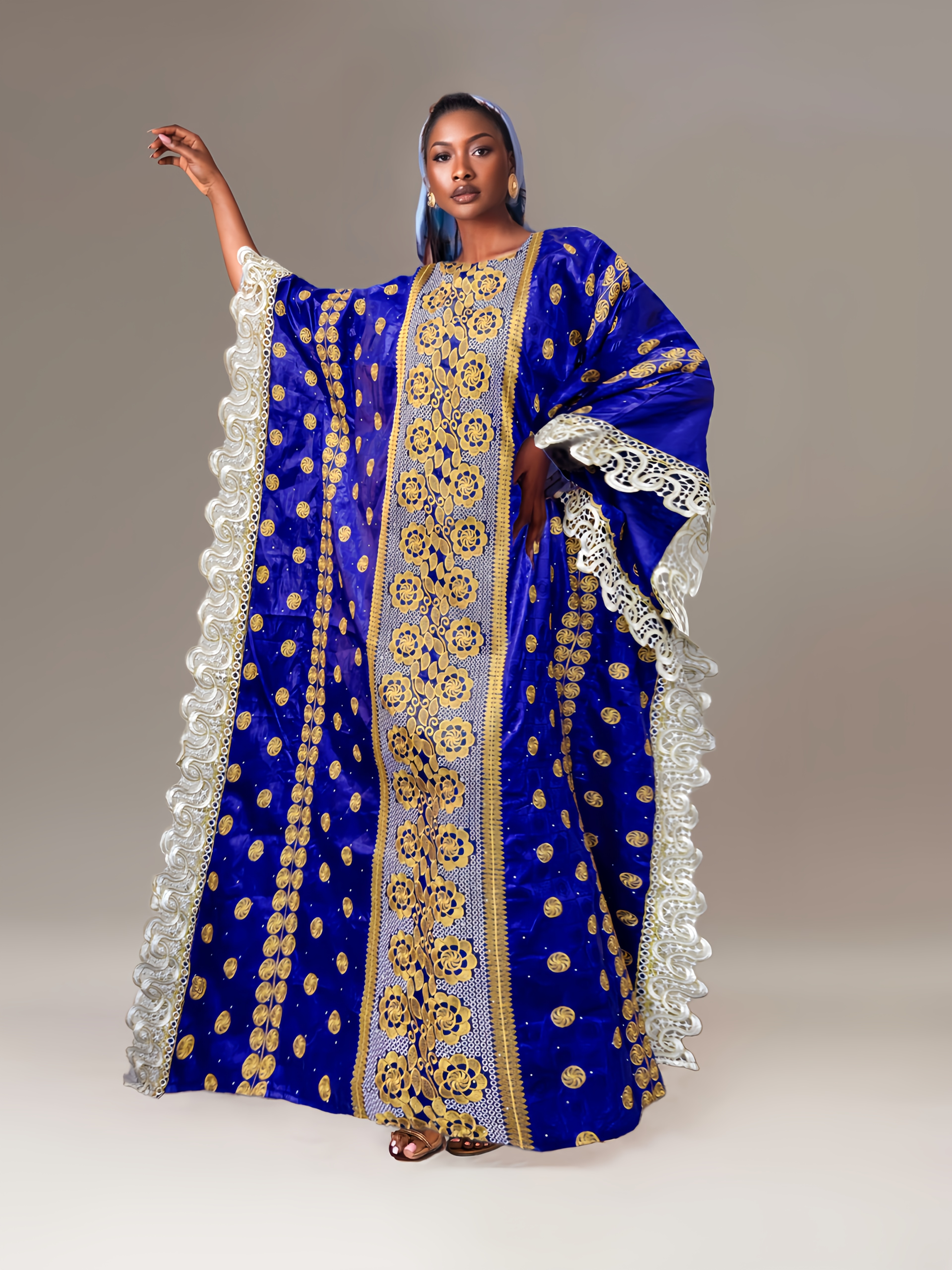 embroidered maxi dress sold on Temu United States