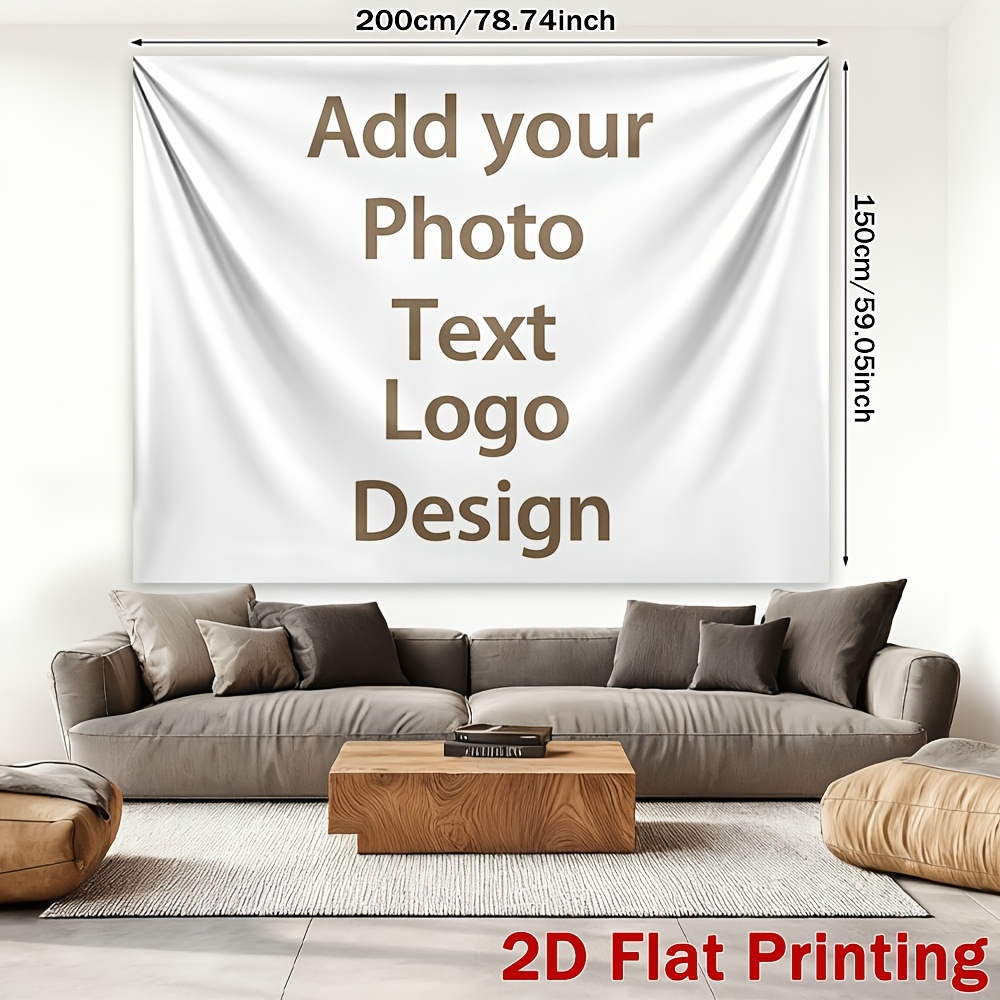 E-shop Anpassbares Polyester Hintergrund Banner - Personalisierter Text für Geburtstage, Hochzeiten, Jahrestage & Feiertage - Strapazierfähiges,