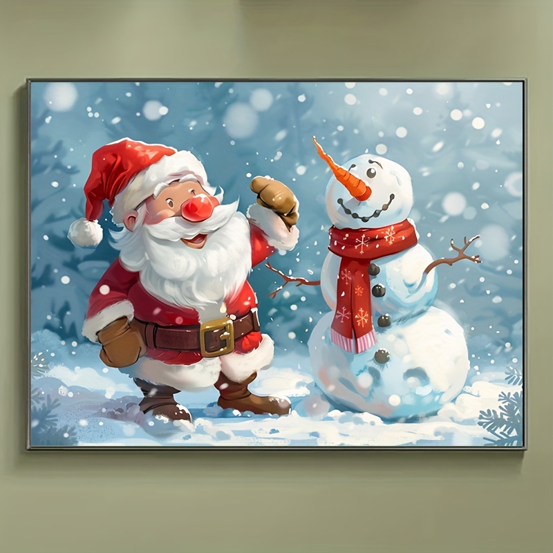 MytaYt Diamond Painting Weihnachten, 5D Diamant Painting Weihnachten