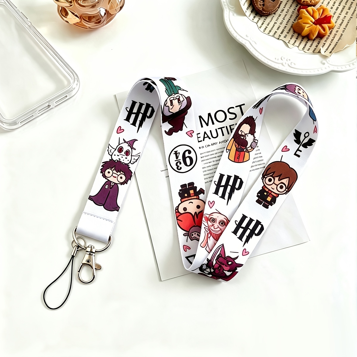 TEMU Harry Potter Keychain Lanyard, Suitable For Hanging Keys, Bags, And Phone Charms, Is , A Cute Keychain Accessory