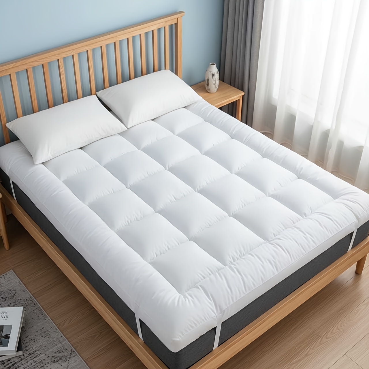 ultra soft mattress protector japanese tatami mat hotel quality 800gsm filled thin mattress korean floor mat machine washable futon mat breathable and warm mattress protector foldable soft mattress cover