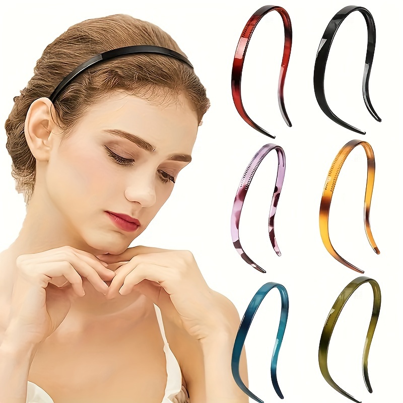 

Chic Non-slip Headband For Women - Vintage French Style, Solid Color, & Face Washing