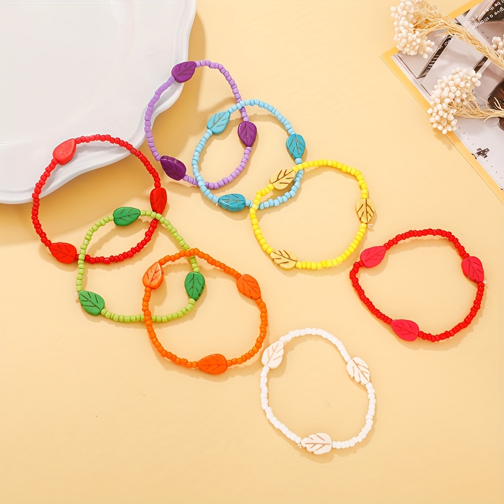 6/7/8pcs Bohemian Style Fake Bracelet Set for Women