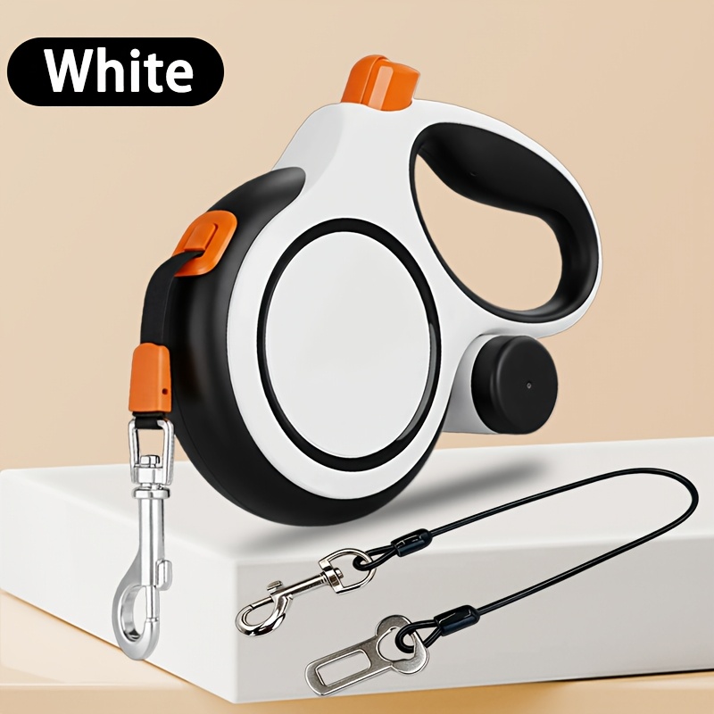 TEMU Upgraded Retractable Dog Leash With Chew Proof Extender, 26ft Heavy Duty Retractable With Poop Bag Holder, Anti-slip Grip, For Medium Large Pets