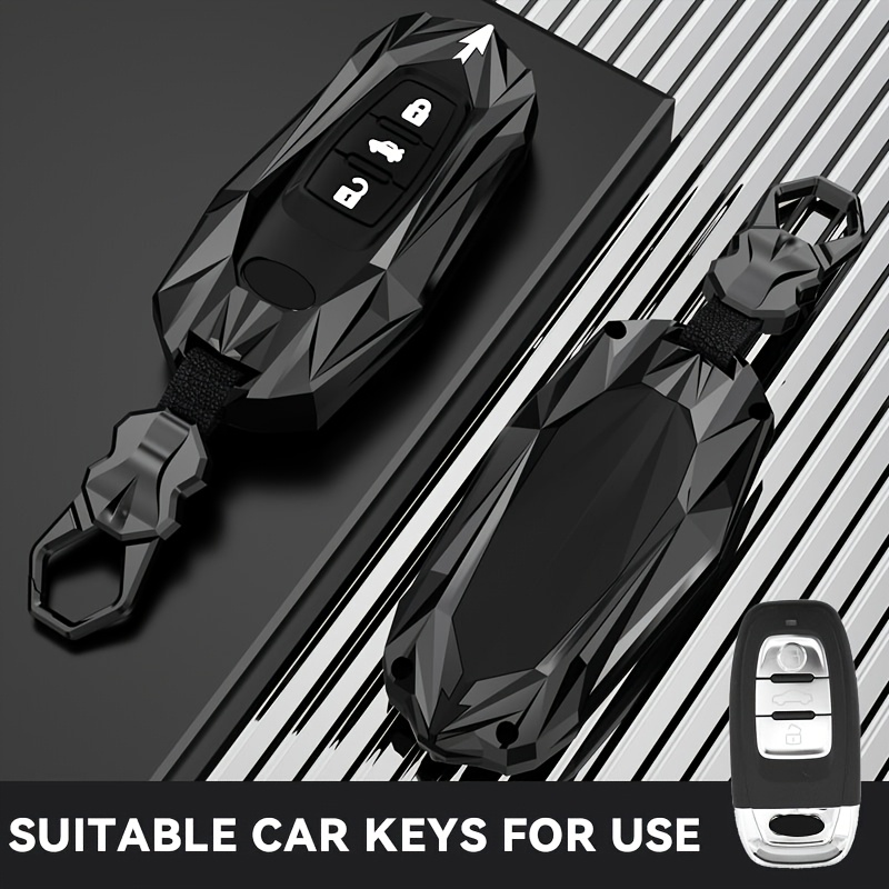 

Alloy Car Key Case Ring Cover Housing Shell Protector, Fit For Audi 1 A3 A4 A5 A6 A7 A8 Q3 Q5 Q7 S6 Rs6 S4 S5 S7 S8 R8