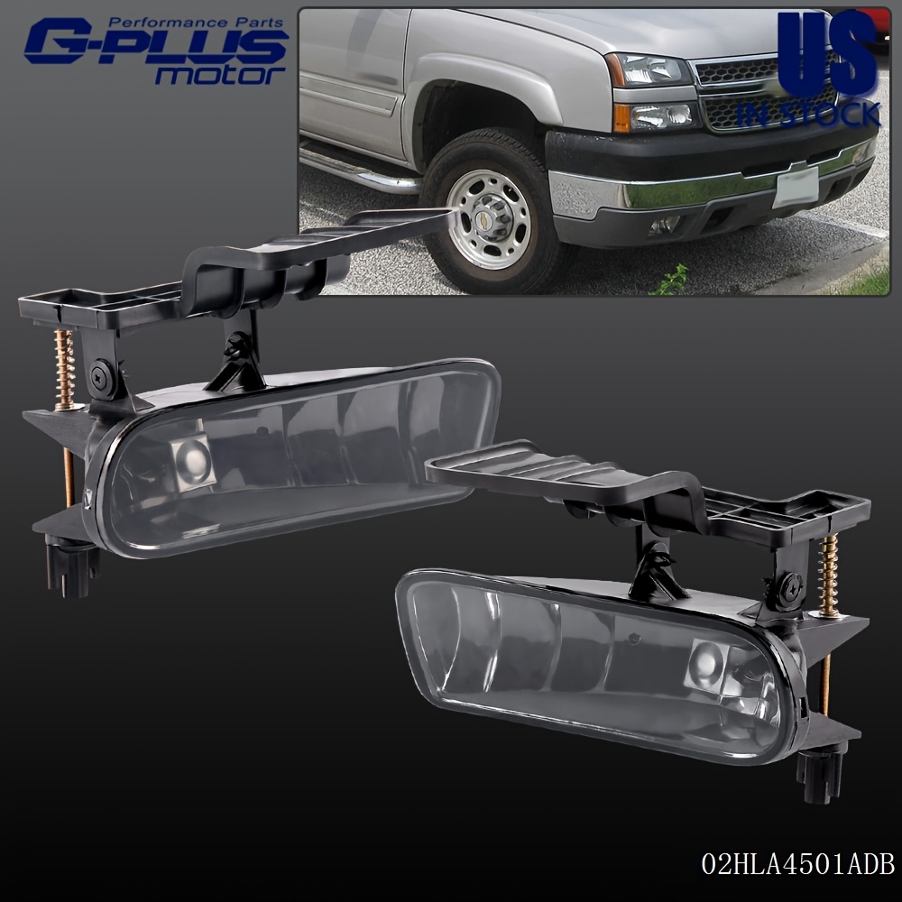TEMU For Silverado 99-02 And 00-06 Fog Lights Bumper Driving Lamps