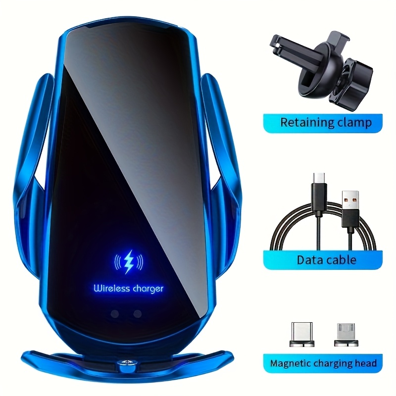 Eviie Car Phone Holder Wireless Charger With Gift Box, 15W Touch Auto-Clamping Dashbaord Phone Holder For Cars, For Iphone 16 15 14 13 Series...