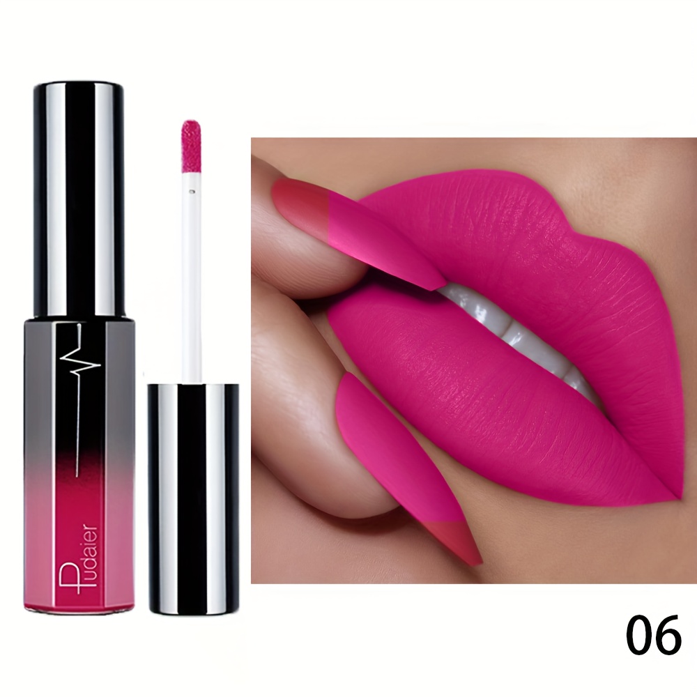 This Long-lasting Velvet Lip Glaze Is Waterproof, Color, And Won't Stick To Cups. Ideal For Any Event And Makes A Wonderful Gift For Valentine's Day