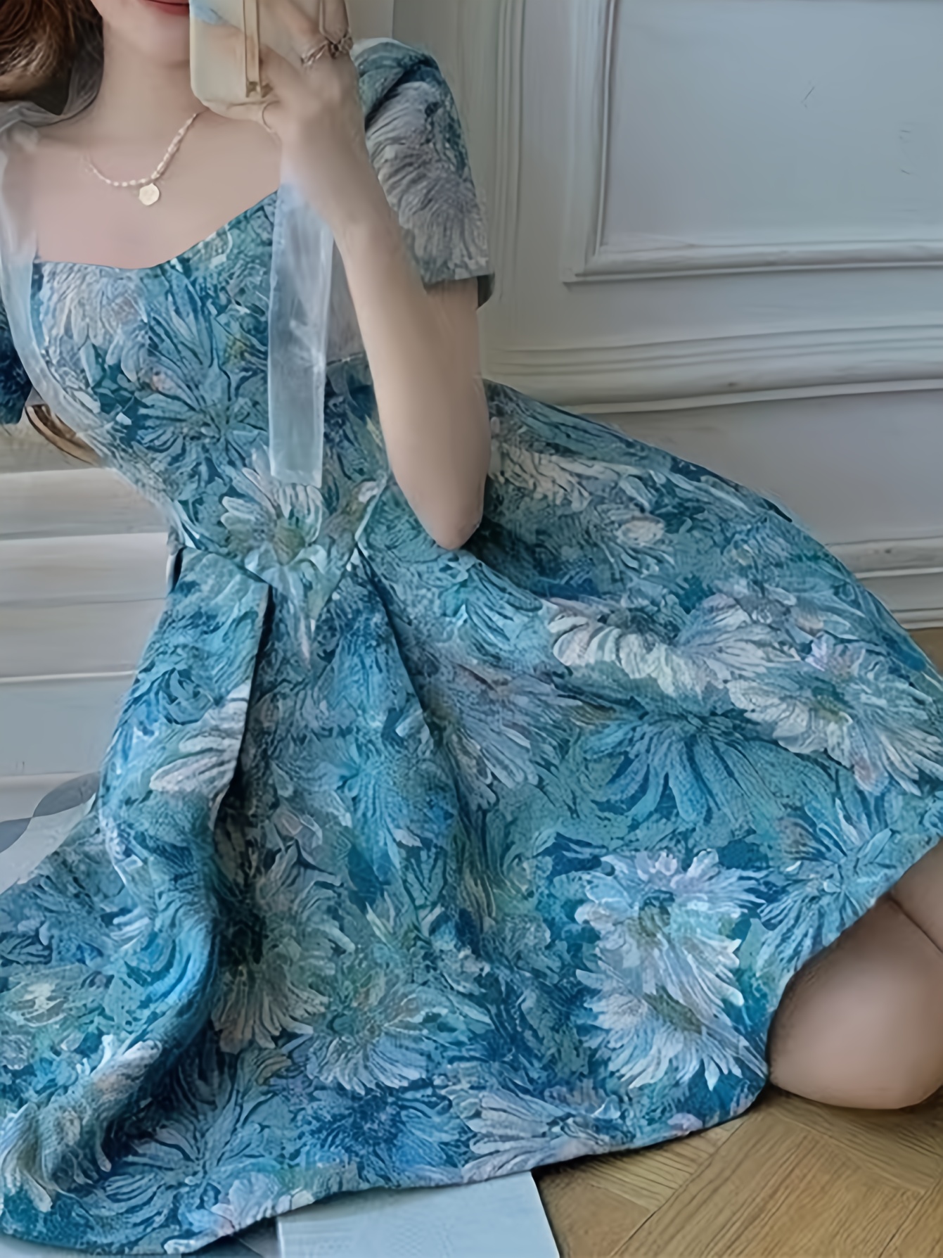 strapless open back dress Anna Skater Dress, Princess Dress for trips, Cosplay 3XL main image 1