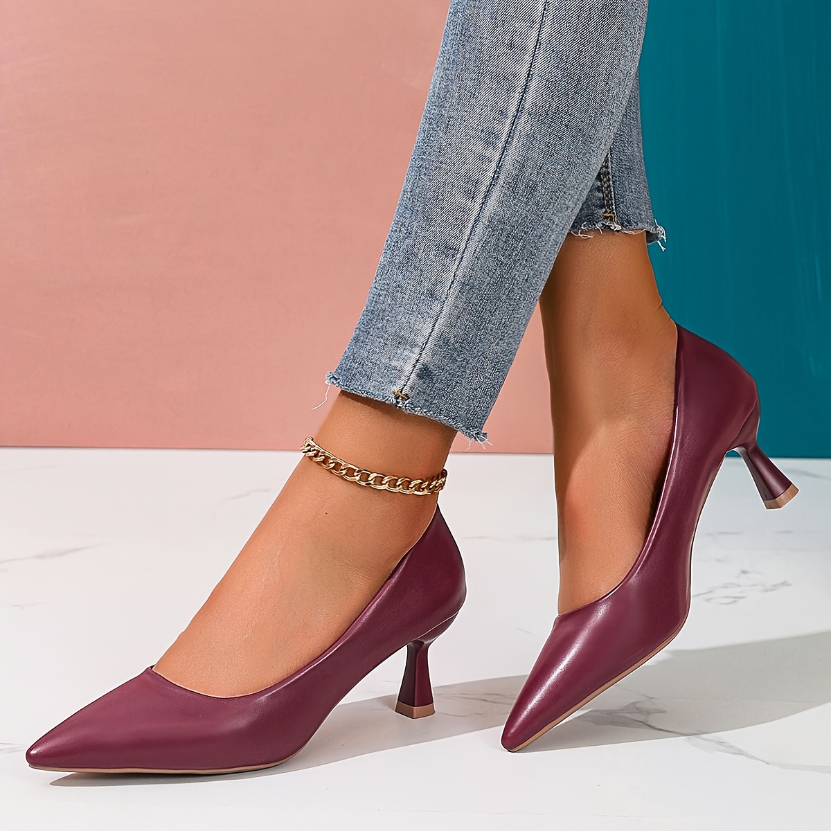 womens high heeled shoes heels comfortable pointed Temu Bahrain