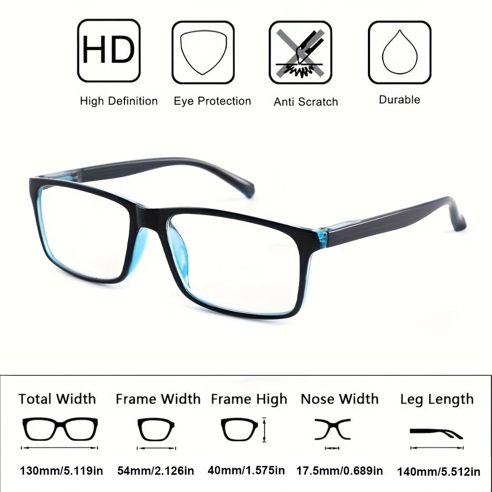 Set of 2 Both Men And Women, Featuring Spring Hinges, Suitable for, in Black And Red, Designed for Presbyopia., Christmas Gifts - Image 7