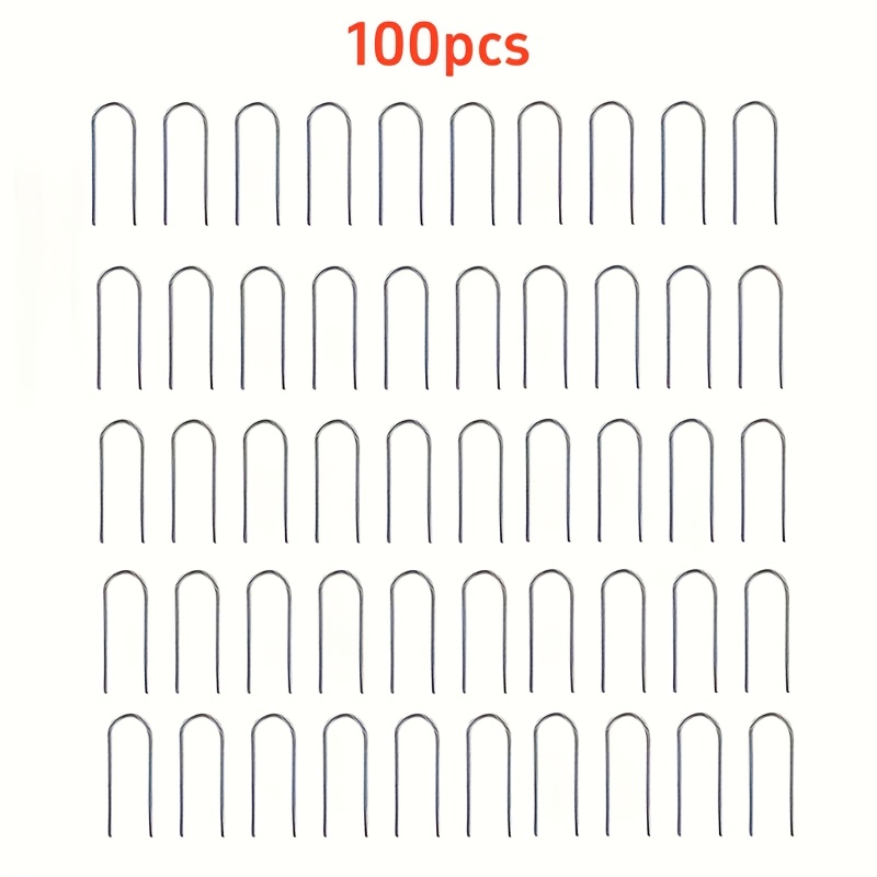 TEMU 100 Crochets en métal adaptés à la céramique et à la poterie - Crochets durables pour la fabrication de bijoux de différentes tailles,