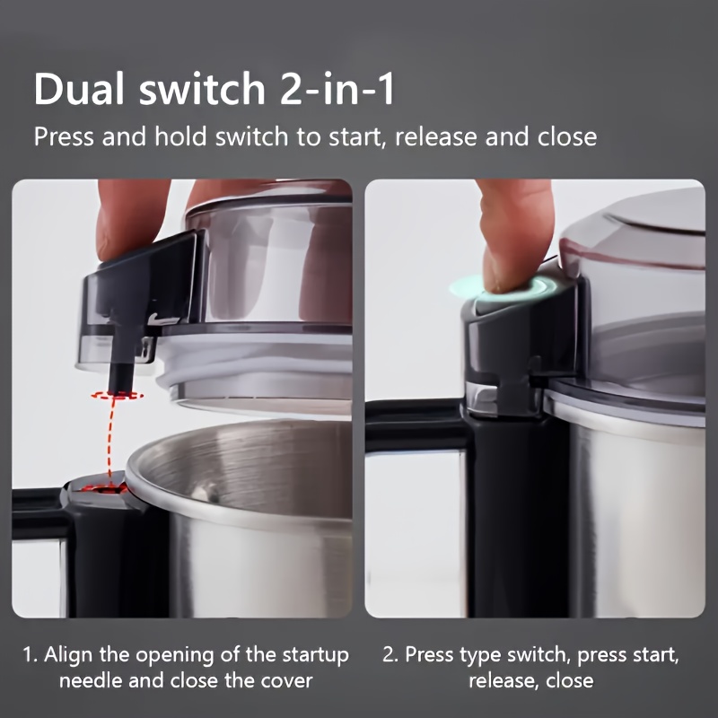 [Electric Grinder] 1 Large Multifunctional Electric Grinder, American Plug, Whole Grains Milling Machine, Which Can Grind Ingredients/Coffee Beans/Seasonings, Etc., Suitable For Home Kitchens (Not Wet Grinding)