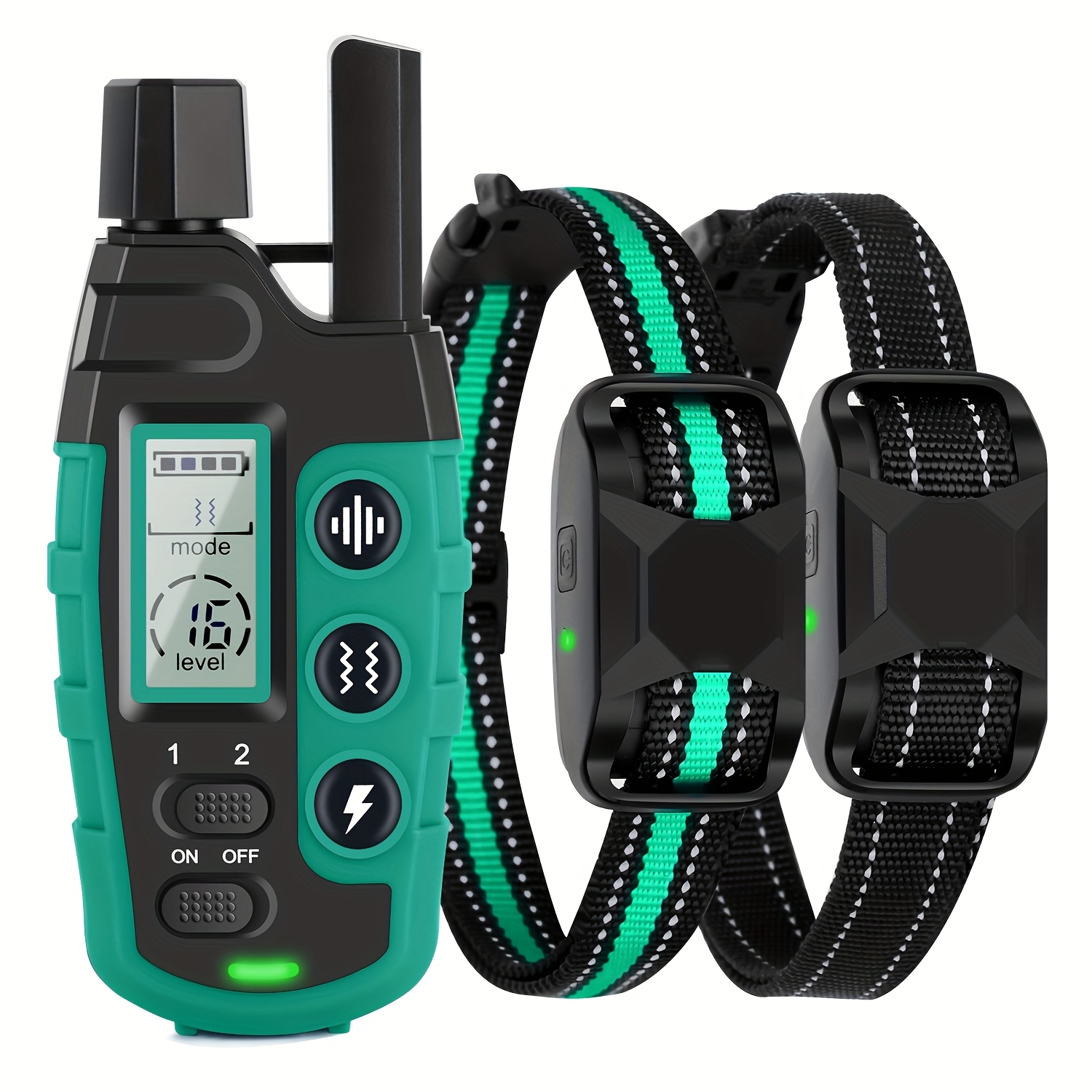 3300Ft Dog Training Collars With Remote, Adjustable Nylon Strap, Electric  Shock, Vibration & Sound * Rechargeable, 3300ft Range For Small To Large  Dogs (5-150lbs