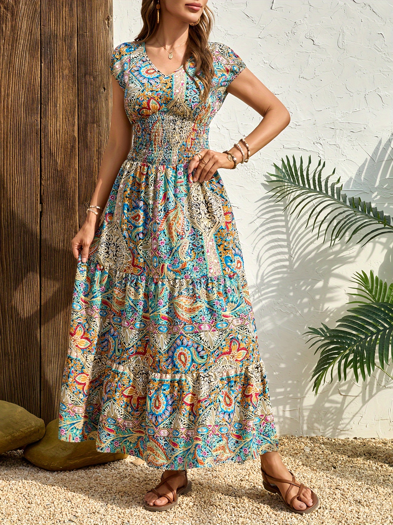 Maxi Vestido Vestidos Largos Casuales Estampados Vestidos Formales