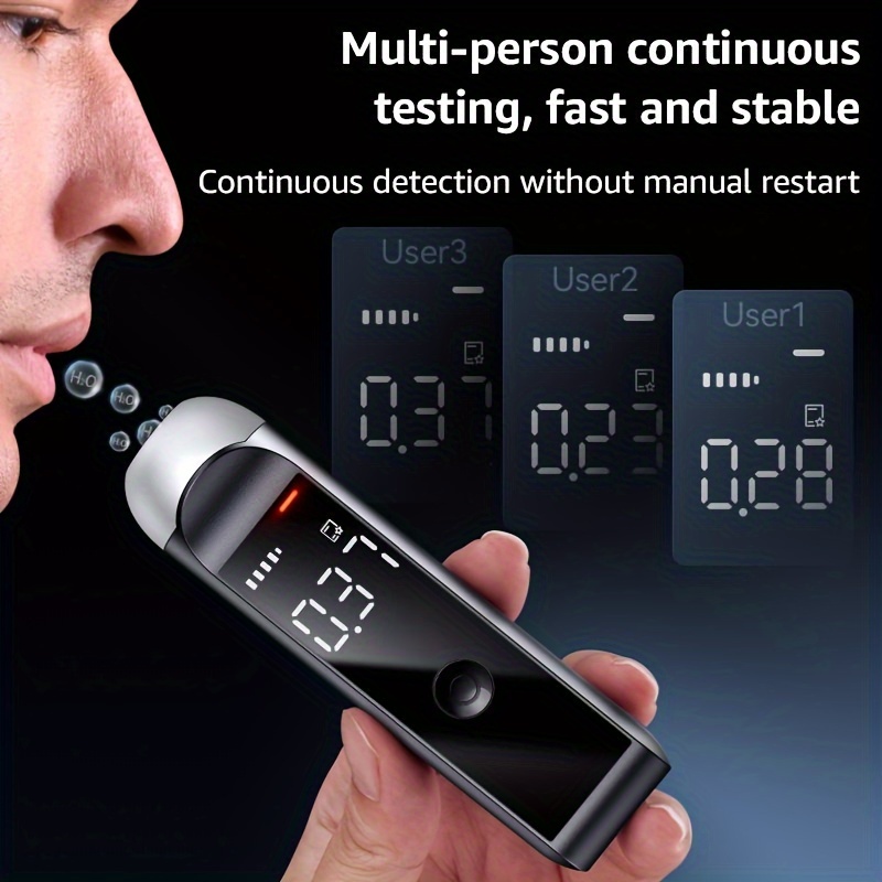 Wireless Contact Mini Breath Alcohol Tester Professional Digital